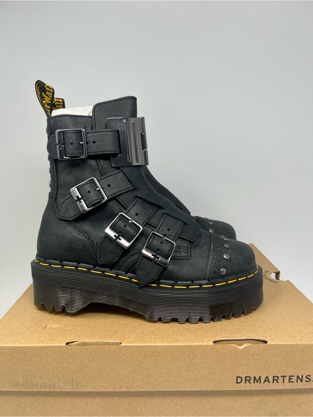 Dr.Martens Hinge Buckle Platform Boots
Size 6 - Picture 4 of 9